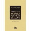 Türkçedeki Yabancı Sözcükler Sözlüğü