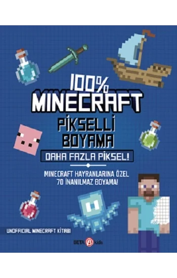 %100 Minecraft Pikselli Boyama Daha Fazla Piksel!