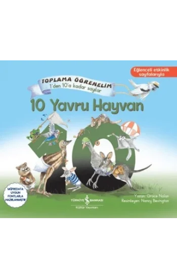 10 Yavru Hayvan – Toplama Öğrenelim 1den 10a Kadar Sayılar