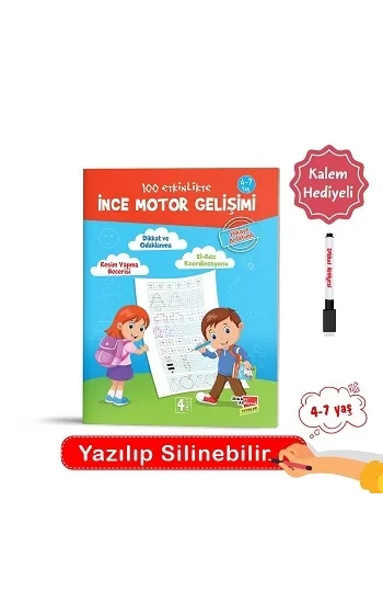 100 Etkinlikte İnce Motor Gelişimi (Hikaye Anlatımlı)