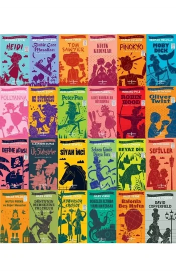 100 TEMEL DÜNYA KLASİKLERİNDEN 24 ADET KİTAP SET