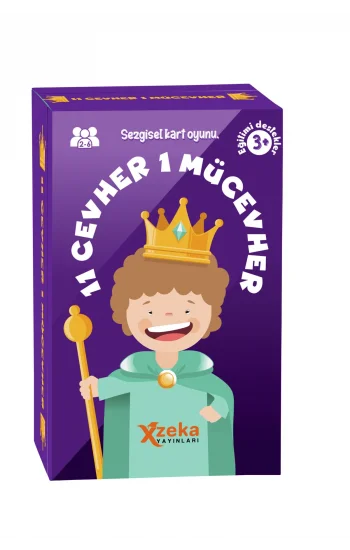 11 Cevher 1 Mücevher| 4-8 Yaş Eğitici Kart Oyunu|