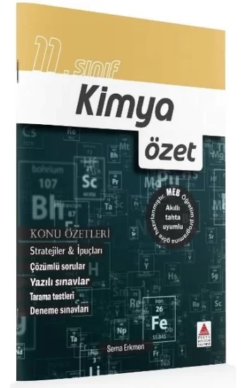 11. Sınıf Kimya Özet