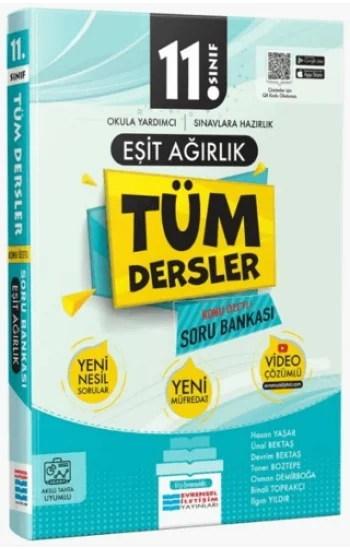 11. Sınıf Tüm Dersler Eşit Ağırlık Konu Özetli Soru Bankası