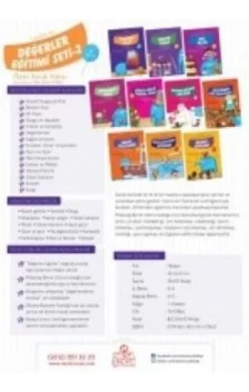 1.Siniflar İçin Değerler Eğitimi Seti 2