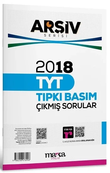 2018 TYT ARŞİV SERİSİ Tıpkı Basım Çıkmış Sorular Tamamı Video Çözümlü