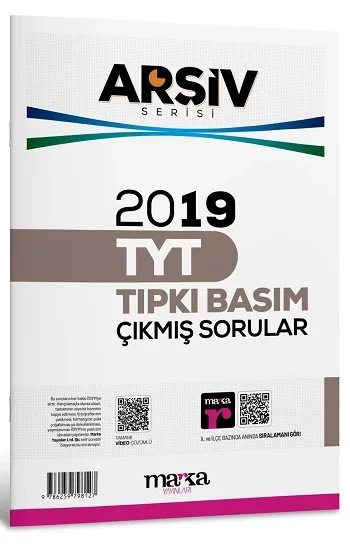 2019 TYT ARŞİV SERİSİ Tıpkı Basım Çıkmış Sorular Tamamı Video Çözümlü