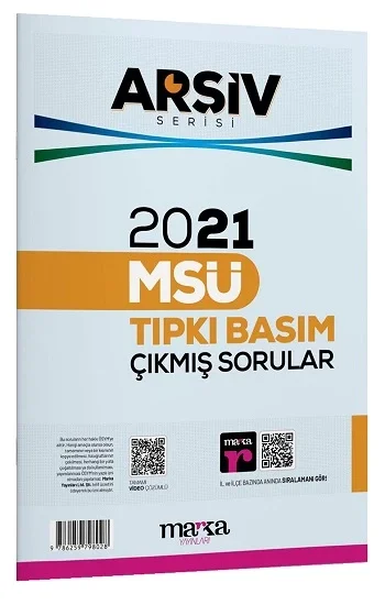 2021 MSÜ ARŞİV SERİSİ Tıpkı Basım Çıkmış Sorular Tamamı Video Çözümlü