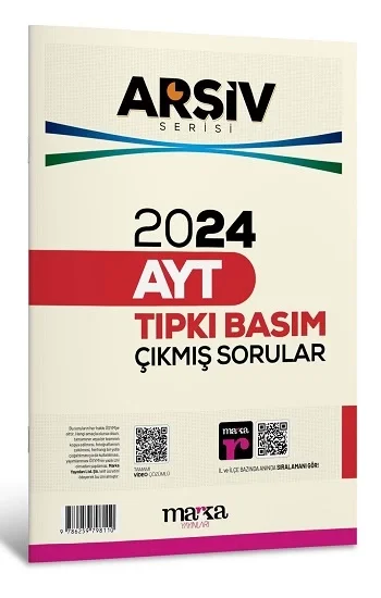 2024 AYT ARŞİV SERİSİ Tıpkı Basım Çıkmış Sorular Tamamı Video Çözümlü