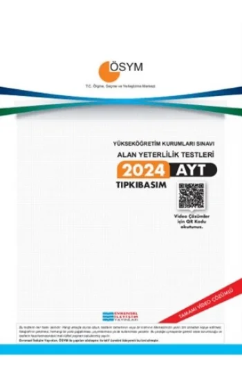 2024 AYT Çıkmış Sorular Video Çözümlü