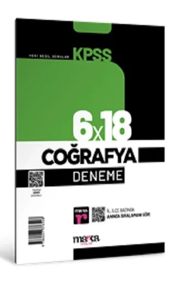 2025 KPSS Coğrafya 6x18 Deneme Tamamı Video Çözümlü