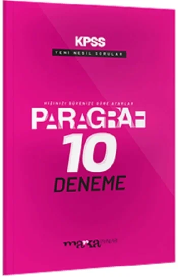 2025 KPSS-DGS-ALES Paragraf Yeni Nesil 10 Deneme