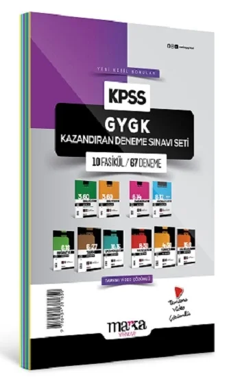 2025 KPSS GYGK Kazandıran Deneme Sınavı Seti 10 Fasikül 67 Deneme