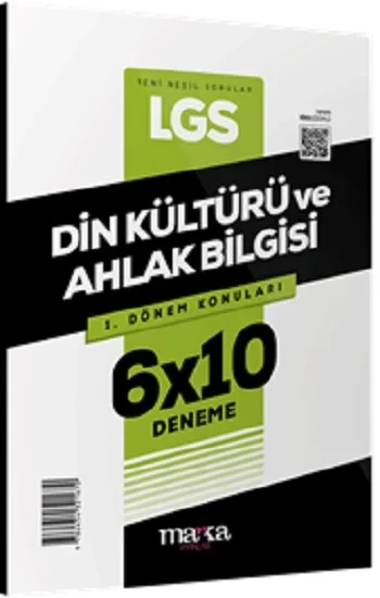 2025 LGS 1.Dönem Konuları Din Kültürü ve Ahlak Bilgisi 6 Deneme