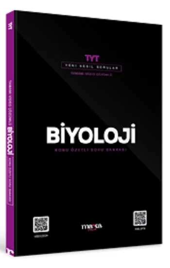 2025 TYT Biyoloji Konu Özetli Yeni Nesil Soru Bankası Tamamı Video Çözümlü (Ciltli)