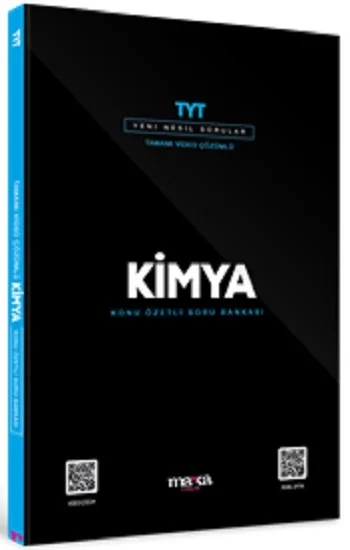 2025 TYT Kimya Konu Özetli Yeni Nesil Soru Bankası Tamamı Video Çözümlü (Ciltli)