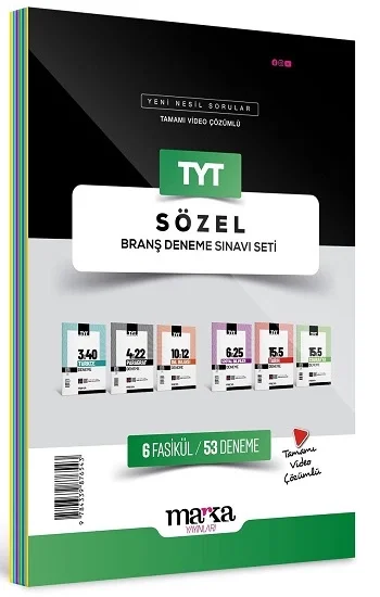 2025 TYT Sözel Branş Deneme Sınavı Seti 6 Fasikül 53 Deneme