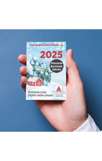2025 Mıknatıslı Buzdolabı Takvimi