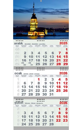 2026 Gemici Takvim - Kız Kulesi