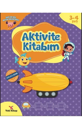 3-4 Yaş Aktivite Kitabı