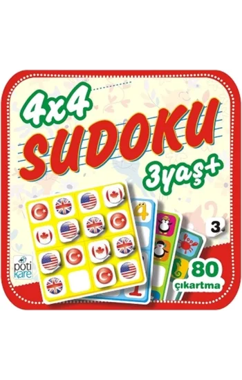 4 x 4 Sudoku – 3 (3 Yaş +)