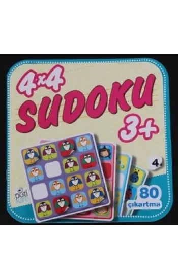 4 x 4 Sudoku – 4 (3 Yaş +)