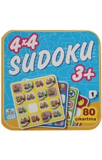 4x4  Sudoku – 1 (3 Yaş +)