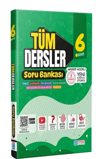 6. Sınıf Tüm Dersler Soru Bankası (Maarif Model)