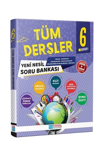 6. Sınıf Tüm Dersler Video Çözümlü Soru Bankası