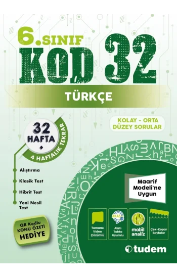 6. Sınıf Türkçe Kod 32