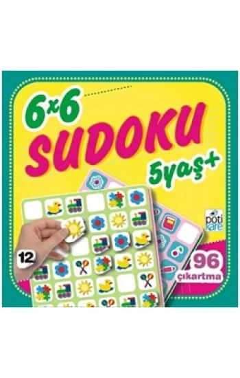 6 x 6 Sudoku - 12 (5 Yaş +)