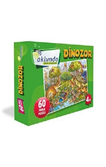 60 Parça Puzzle - Dinozor