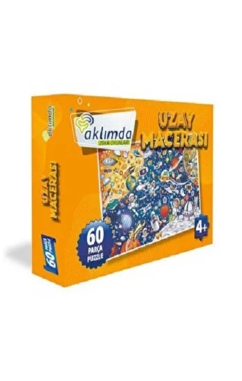 60 Parça Puzzle Uzay Macerası