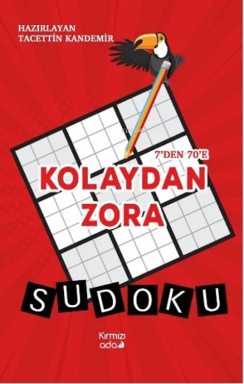 7den 70e Kolaydan Zora Sudoku (Renkli Basım)