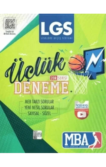 8. Sınıf LGS Zor Serisi Video Çözümlü Üçlük Deneme