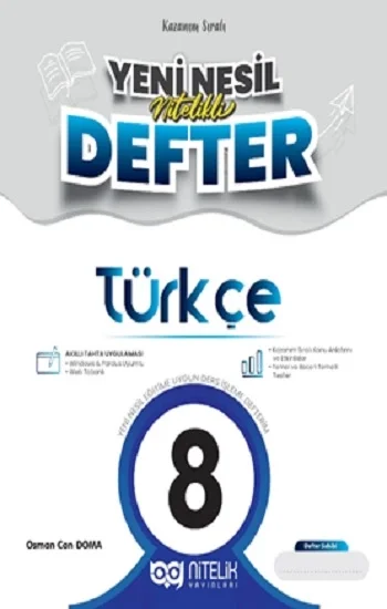 8. Sınıf Türkçe Yeni Nesil Nitelikli Defter
