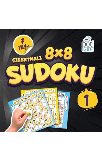 8x8 Çıkartmalı Sudoku 1