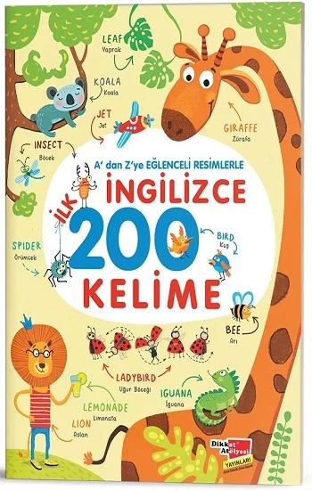Adan Zye Eğlenceli Resimlerle İngilizce İlk 200 Kelime