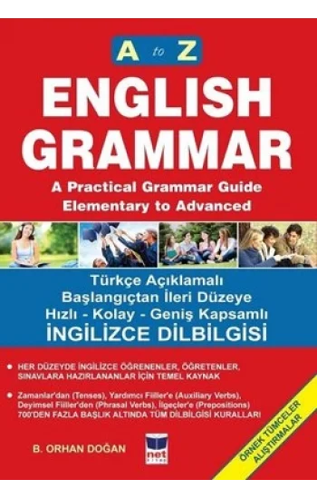 A to Z English Grammar Adan Zye İngilizce Dilbilgisi