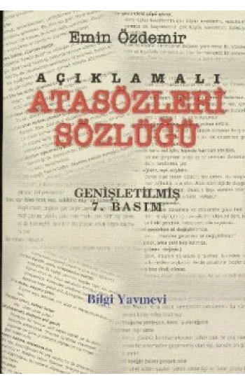 Açıklamalı Atasözleri Sözlüğü