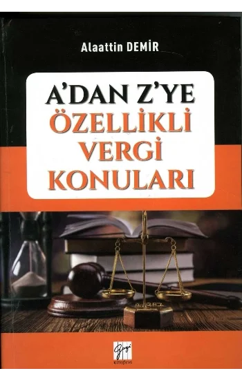 Adan Zye Özellikli Vergi Konuları