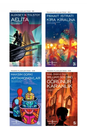 Aelita + Kira Kiralina + Artamonovlar + Görünür Karanlık- 4 Kitap Set - Iş Bankası Özel Set