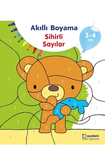 Akıllı Boyama Sihirli Sayılar 3-4 Yaş