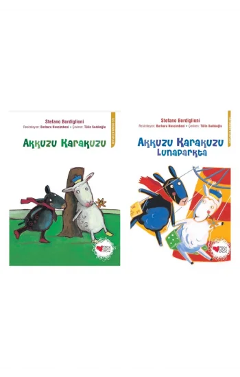 Akkuzu Karakuzu + Akkuzu Karakuzu Lunaparkta- 2 Kitap Set - Iş Bankası Özel Set Akkuzu Karakuzu Kita