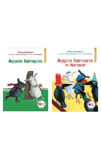 Akkuzu Karakuzu + Akkuzu Karakuzu Ve Kargalar- 2 Kitap Set - Iş Bankası Özel Set Akkuzu Karakuzu Kit