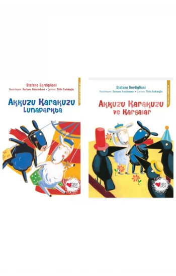 Akkuzu Karakuzu Lunaparkta + Akkuzu Karakuzu Ve Kargalar- 2 Kitap Set - Iş Bankası Özel Set