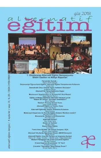 Alternatif Eğitim Dergisi Güz 2018