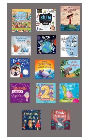 Anasınıfı Ve Okul Öncesi Öğrenciler Için Resimli Masal-hikaye-öykü Kitapları 14 Kitap Set