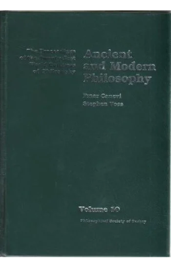 Ancient and Modern Philosophy