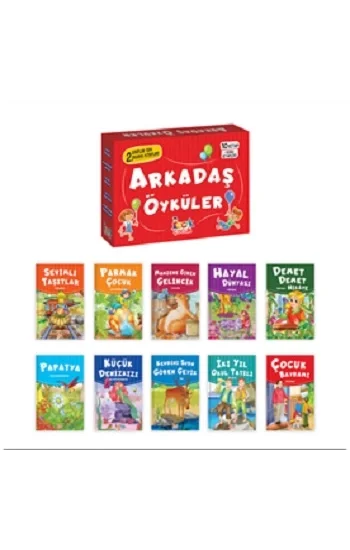 Arkadaş Öyküler (10 Kitap + Soru Kitapçığı)